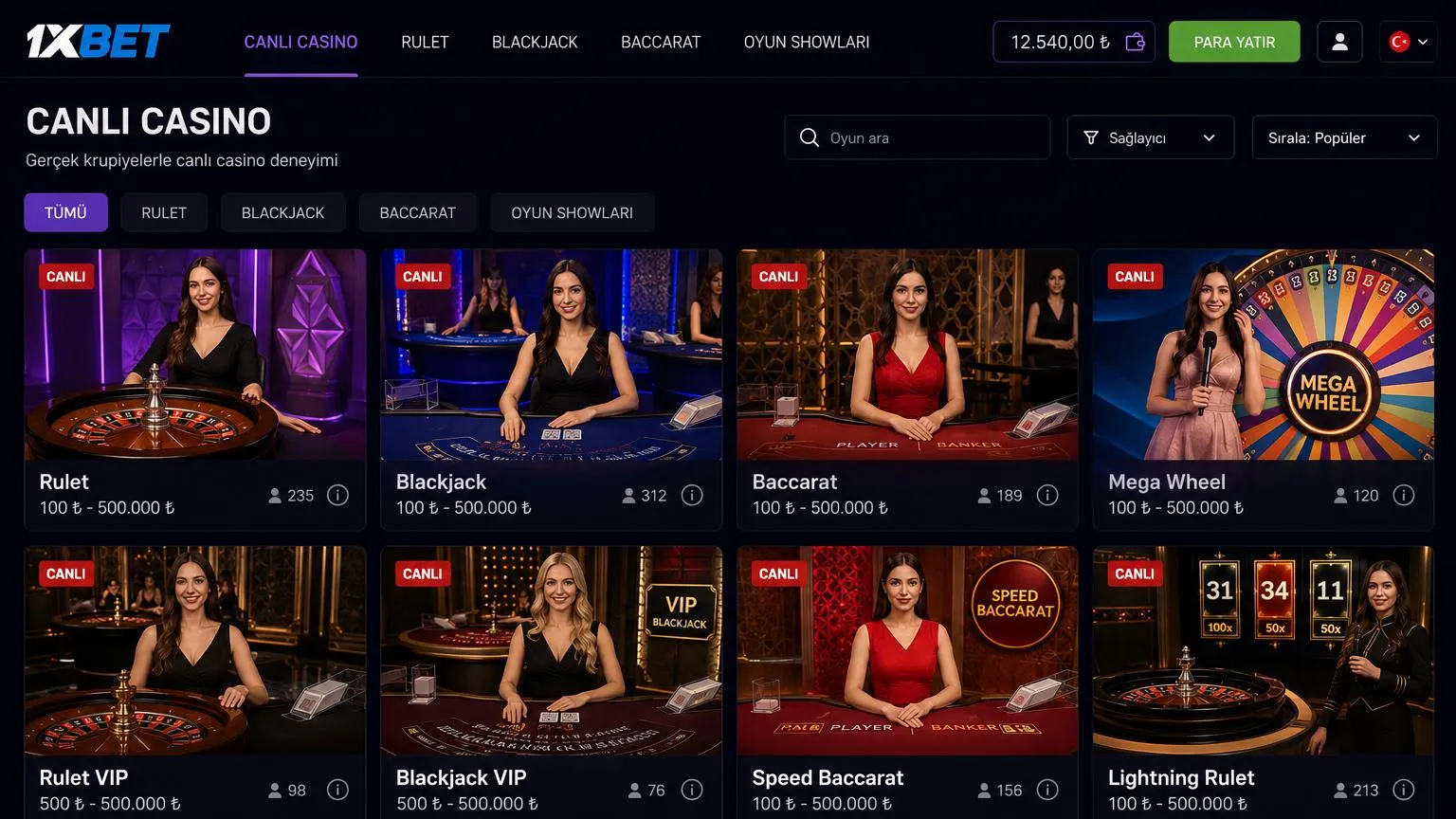 1 x bet canlı casino masalarında neler bekliyor – 1xbet canlı casino masaları