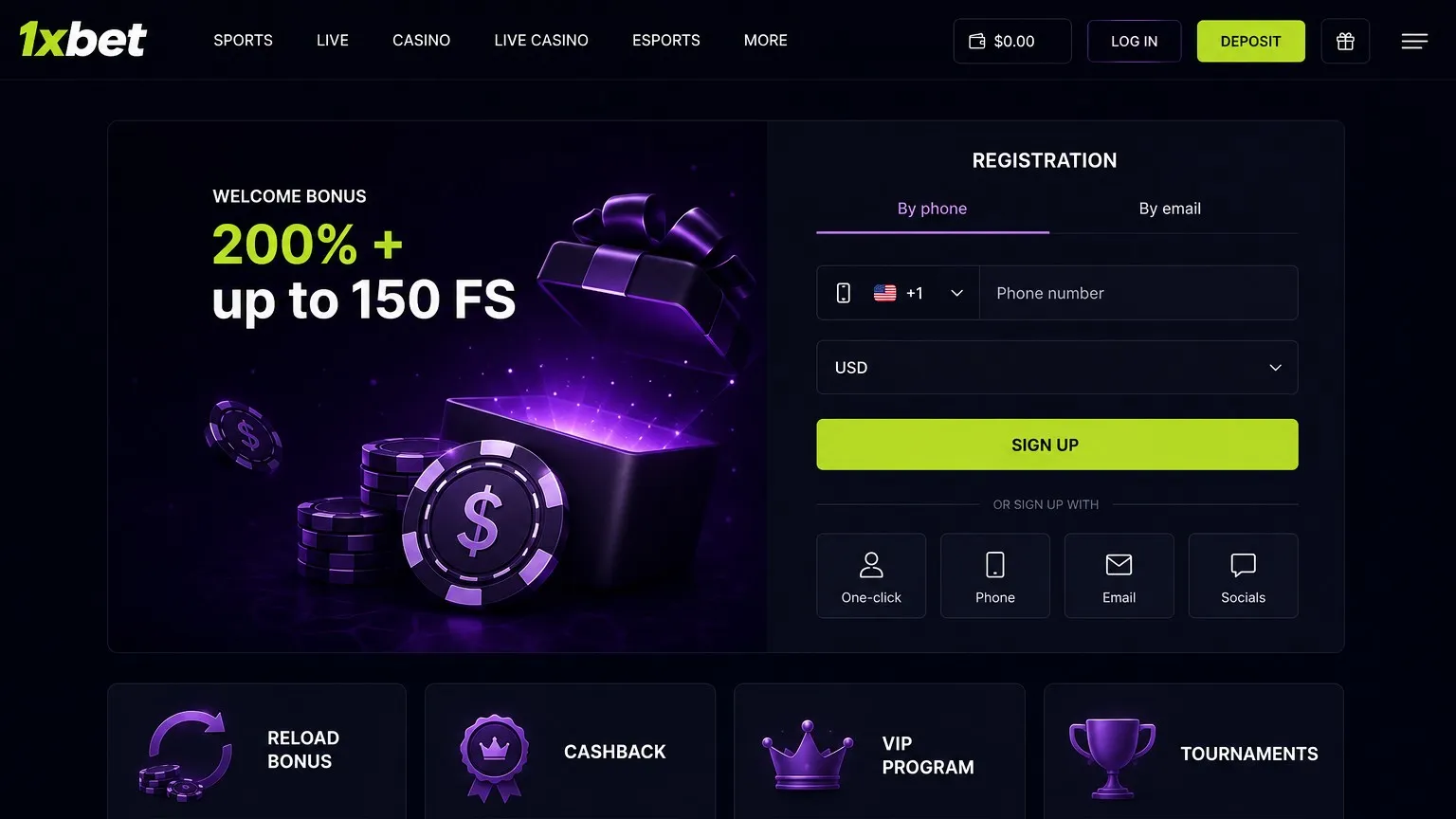 1xBet login password recovery and locked accounts